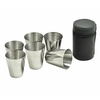 Set 6 inox prenosnih kozarcev 30ml + torbica