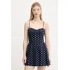 Lanena obleka Hollister Co.