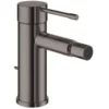 GROHE enoročna armatura za bide Essence z zgornjim delom sifona - hard graphite (32935A01)