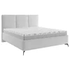 Carryhome OBLAZINJENA POSTELJA 140 cm x 200 cm , tekstil svetlo siva