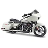 Maisto - HD - Motorno kolo - 2018 CVO Road Glide, sivo-bela, škatla z lističi, 1:18