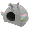 Croci Fluffy Kućica za pse Unicorn 43x33x39cm, Siva