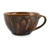 Rjava porcelanasta skodelica za kapučino 200 ml Resto – BonBistro