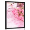 Plakat romantični rožnati šopek vrtnic - 40x60 no frame