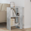 Polica Betonski sivi 52 x 25 x 71,5 cm Konstruirano drvo
