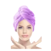 LK - Turban za kosu PURPLE