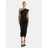 Babylon Cocktail obleka MF0219 Črna Slim Fit