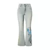 Ed Hardy Kavbojke modra/pastelno modra/temno rumena/bela