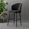 Hanah Home Set 4 barske stolice Rubi Crni