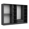 Hanah Home Kale 4939 Garderober, 270x190x52cm, Antracit