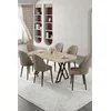 Hanah Home Trpezarijski set, 7 komada, Bež