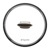 TOGNANA Pokrov Pearlbrown 28cm/steklo, inox