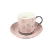 PORCELAN SET ZA KAFU 130ml 6/1 (HAND/ROZE) RXG-N241079B