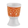 shumee Skodelica za jajca Cilio Amici, porcelan, premer 5 x 7 cm, oranžna mandala