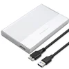 Qoltec Qoltec 522784 Ohišje za SSD/HDD 2.5 SATA USB 3.0 5Gb/s 2TB, srebrno