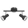 RABALUX Spot svetlo Konrad 2x50W crno