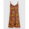 ONeill Malu Beach Dress orange rainbow stripe