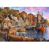 Trefl Puzzle Premium Plus Tea Time: Pristanišče ob morju 1000 kosov