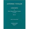 VIVALDI:CONCERTO FOR OBOE RV 461 A MINOR OBOE AND PIANO