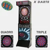 X DARTS | prenosni elektronski pikado avtomat | z opcijo Triple & Quadro | Black