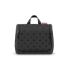 REISENTHEL TORBA TOALETNA XL GLOSSY DOTS BLACK