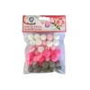 Astra CREATIVO Plišaste kroglice POMPOM ROSE GARDEN, 20 mm, 335121024