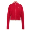 ADIDAS ORIGINALS Pletena jopa Firebird bež/rdeča