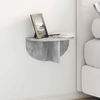 Polica na zidu Betonski sivi 38 x 19 x 19 cm Konstruirano drvo