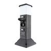 Solight PG05 - Spoljašnja lampa sa 2 utičnice 1xE14/15W/230V IP44 crna