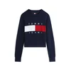 Tommy Jeans Pulover mornarska/rdeča/bela