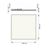 DAWN LED PANEL HN-PL6060 36W 4000K (4320lm) BACKLIGHT