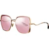 BOLON Ženske sunčane naočare 0BS6065 D30 00, Zlatno- roze