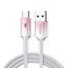 Joyroom Kabel Crystal-Clear Series 3A USB-A – USB-C, 1,2 m – bel