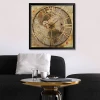 Wallity Dekorativni zidni sat STMDF202382, 45x45 cm
