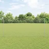 Stup za ogradu 11 pcs Srebrno 140 cm Čelik