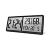 ELDONEX ECL-1110-BK - Digitalni zidni sat TimeCheck 4xAA crni