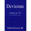 DEVIENNE:6 LEICHTE DUETTE OP.75/2 FOR 2 FLUTES