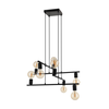 Eglo 98909 - Luster na sajli MEZZANA 8xE27/40W/230V