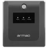 UPS Armac Line-Interactive 1000VA, 650W, 4X 230V Schuko, USB, LED (H/1000F/LED)