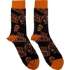 Rob Zombie Nogavice Skull Face Orange Black 40-45