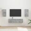 vidaXL 2 pcs Betonsko siva