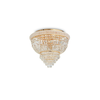 Ideal Lux - Kristalni stropni luster DUBAI 6xE14/28W/230V prečnik 52 cm u zlatnoj boji