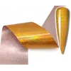 FOLIJA ZA PRENOS 10cmx4cm ZLATA, RUMENA HOLO