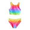 Next Bikini svetlo modra/rumena/limeta/lila