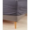 Čaršav Fitted VIVIAN 160x200x35 antracit siva