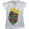 Notorious B.I.G. Crown White S Ženske Majica