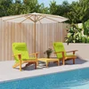 Jastučići za stolice 2 pcs Svijetlo zelena. 58 x 77 x 4,5 cm