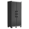 Keter XL Garage Kunststoffschrank, hoch, BxTxH: 89x54x188cm, schwarz/Silber, inkl. 3 höhenverstellbaren Einlegeböden (Tragkraft je 45kg)