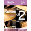 TRINITY COLLEGE DRUM KIT 2 PIECES & EXERCISES GRADES 3 & 4 2014-2019 +CD