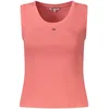 Roza majica brez rokavov Tommy Hilfiger